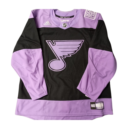 Black Hockey Fights Cancer Jersey