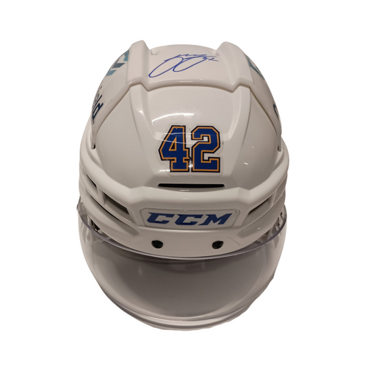 Autographed #42 CCM Road Helmet