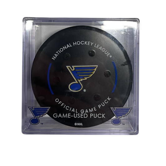 STL v VGK 12/6/23 Game-Used Puck